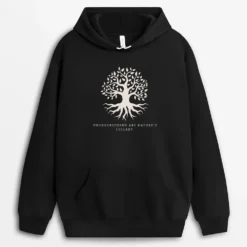 Thunderstorms Are Natures Lullaby Lionxgap Hoodie - Black