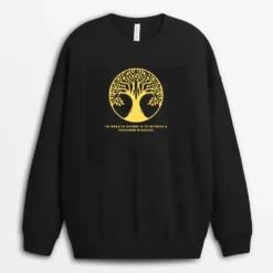 To Walk In Nature Is To Witness A Thousand Miracles Lionxgap Sweatshirt - Black