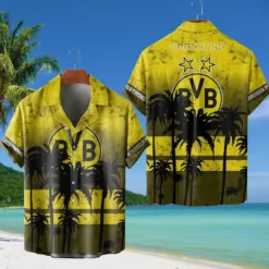 Borussia Dortmund Hawaiian Shirt, Gift For Borussia Dortmund Fan BDE051625334