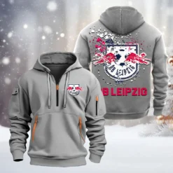 RB Leipzig Hoodie Half Zipper, Gift For RB Leipzig Fan BDE051626445 - Gray
