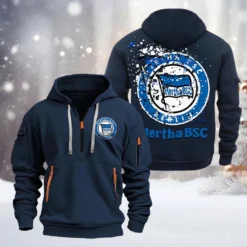 Hertha BSC Hoodie Half Zipper, Gift For Hertha BSC Fan BDE051626449 - Vavy