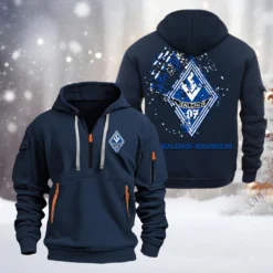 Waldhof Mannheim Hoodie Half Zipper, Gift For Waldhof Mannheim Fan BDE051626457 - Vavy