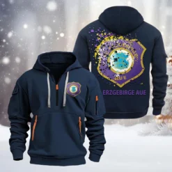 Erzgebirge Aue Hoodie Half Zipper, Gift For Erzgebirge Aue Fan BDE051626464 - Vavy