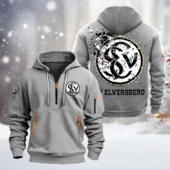 SV Elversberg Hoodie Half Zipper, Gift For SV Elversberg Fan BDE051626465 - Gray