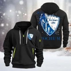 VfL Bochum Hoodie Half Zipper, Gift For VfL Bochum Fan BDE051626466 - Black