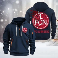 FC Nurnberg Hoodie Half Zipper, Gift For FC Nurnberg Fan BDE051626467 - Vavy