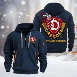 Dynamo Dresden Hoodie Half Zipper, Gift For Dynamo Dresden Fan BDE051626473 - Vavy
