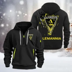 Alemannia Aachen Hoodie Half Zipper, Gift For Alemannia Aachen Fan BDE051626475 - Black