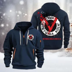 Viktoria Koln Hoodie Half Zipper, Gift For Viktoria Koln Fan BDE051626476 - Vavy
