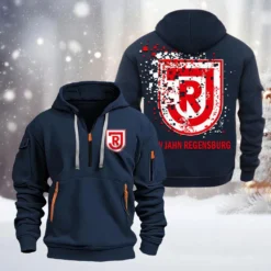Jahn Regensburg Hoodie Half Zipper, Gift For Jahn Regensburg Fan BDE051626479 - Vavy