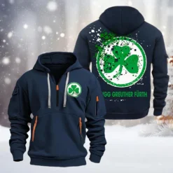 SpVgg Greuther Furth Hoodie Half Zipper, Gift For SpVgg Greuther Furth Fan BDE051626482 - Vavy