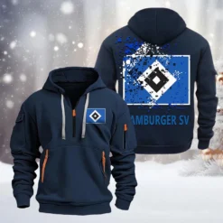 Hamburger SV Hoodie Half Zipper, Gift For Hamburger SV Fan BDE051626492 - Vavy