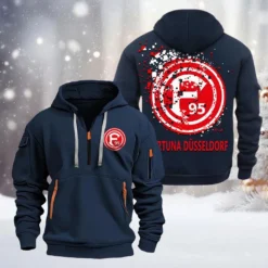 Fortuna Dusseldorf Hoodie Half Zipper, Gift For Fortuna Dusseldorf Fan BDE051626495 - Vavy