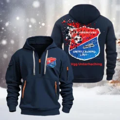SpVgg Unterhaching Hoodie Half Zipper, Gift For SpVgg Unterhaching Fan BDE051626496 - Vavy