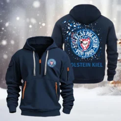 Holstein Kiel Hoodie Half Zipper, Gift For Holstein Kiel Fan BDE051626497 - Vavy