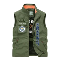 Wolverhampton Wanderers Outdoor Sleeveless Vest, Gift For Wolverhampton Wanderers Fan BDE052025118 - Army Green