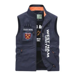 Wolverhampton Wanderers Outdoor Sleeveless Vest, Gift For Wolverhampton Wanderers Fan BDE052025118 - Dark Blue