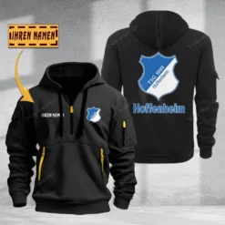 TSG Hoffenheim Hoodie Haft Zipper, Gift For TSG Hoffenheim Fan BDE051725587-Black