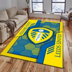 Leeds United Rug, Gift for Leeds United fan ELP10052225004