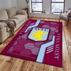 Aston Villa F.C Rug, Gift for Aston Villa F.C fan ELP10052225008