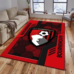 A.F.C. Bournemouth Rug, Gift for A.F.C. Bournemouth fan ELP10052225015