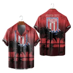 Stoke City Hawaiian Shirt, Gift for Stoke City fan EPL10052125021
