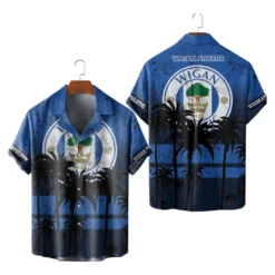 Wigan Athletic Hawaiian Shirt, Gift for Wigan Athletic fan EPL10052125022