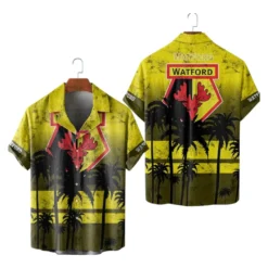 Watford Hawaiian Shirt, Gift for Watford fan EPL10052125041