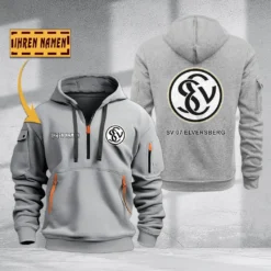 SV 07 Elversberg Hoodie Haft Zipper, Gift For SV 07 Elversberg Fan BDE051725593-Gray