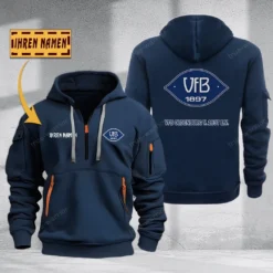 VfB Oldenburg v. 1897 e.V Hoodie Haft Zipper, Gift For VfB Oldenburg v. 1897 e.V Fan BDE051725556-Navy