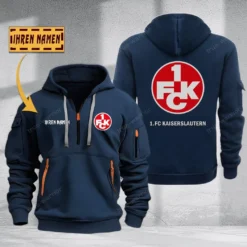 1. FC Kaiserslautern Hoodie Haft Zipper, Gift For 1. FC Kaiserslautern Fan BDE051725608-Navy