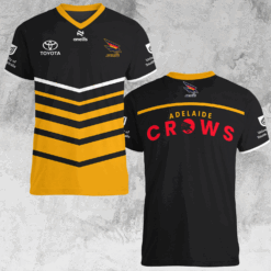 Adelaide Crows 10 AFL 2025 Limited Edition V-neck T-Shirt TM NTA V1
