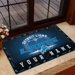 Detroit Lions Doormat, All Over Print Doormat For Detroit Lions NFL01063025002