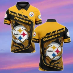 Pittsburgh Steelers Polo Shirt, All Over Print Polo Shirt NFL02063025004