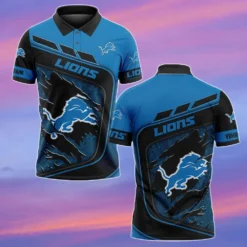 Detroit Lions Polo Shirt, All Over Print Polo Shirt NFL02070125004