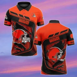 Cleveland Browns Polo Shirt, All Over Print Polo Shirt NFL02070125007
