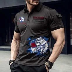 Western Bulldogs Fans Gift Pocket Polo Shirt, All Over Print Polo Shirt For Sport Fan, Custom Name AFL11070725133