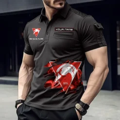 Sydney Swans Fans Gift Pocket Polo Shirt, All Over Print Polo Shirt For Sport Fan, Custom Name AFL11070725135