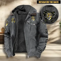 Richmond Fans Gift Hooded And Flannel Hoodie, All Over Print Hoodie For Sport Fan, Custom Name AFL11070825123