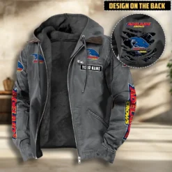 Adelaide Crows Fans Gift Hooded And Flannel Hoodie, All Over Print Hoodie For Sport Fan, Custom Name AFL11070825126
