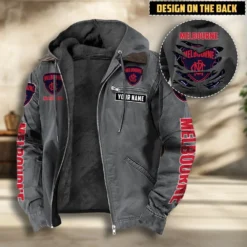 Melbourne Demons Fans Gift Hooded And Flannel Hoodie, All Over Print Hoodie For Sport Fan, Custom Name AFL11070825131
