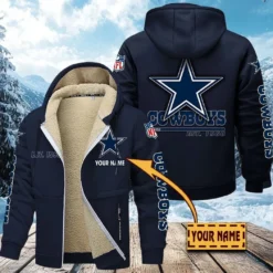 Dallas Cowboys Lamb Fleece Thick Coat, All Over Print Lamb Fleece Thick Coat DTH05070525603