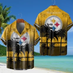Pittsburgh SteelersHawaiian Shirt, All Over Print Hawaiian Shirt HTT09070425301