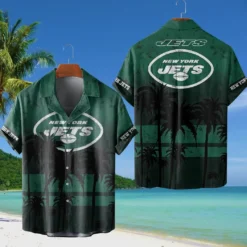 New York JetsHawaiian Shirt, All Over Print Hawaiian Shirt HTT09070425315