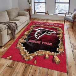 Atlanta Falcons Rug, All Over Print Rug MNT02070125000