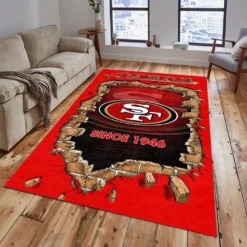 San Francisco 49ers Rug, All Over Print Rug MNT02070125003