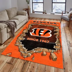 Cincinnati Bengals Rug, All Over Print Rug MNT02070125005