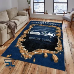 Seattle Seahawks Rug, All Over Print Rug MNT02070125017