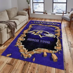 Baltimore Ravens Rug, All Over Print Rug MNT02070125020