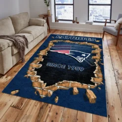 New England Patriots Rug, All Over Print Rug MNT02070125025